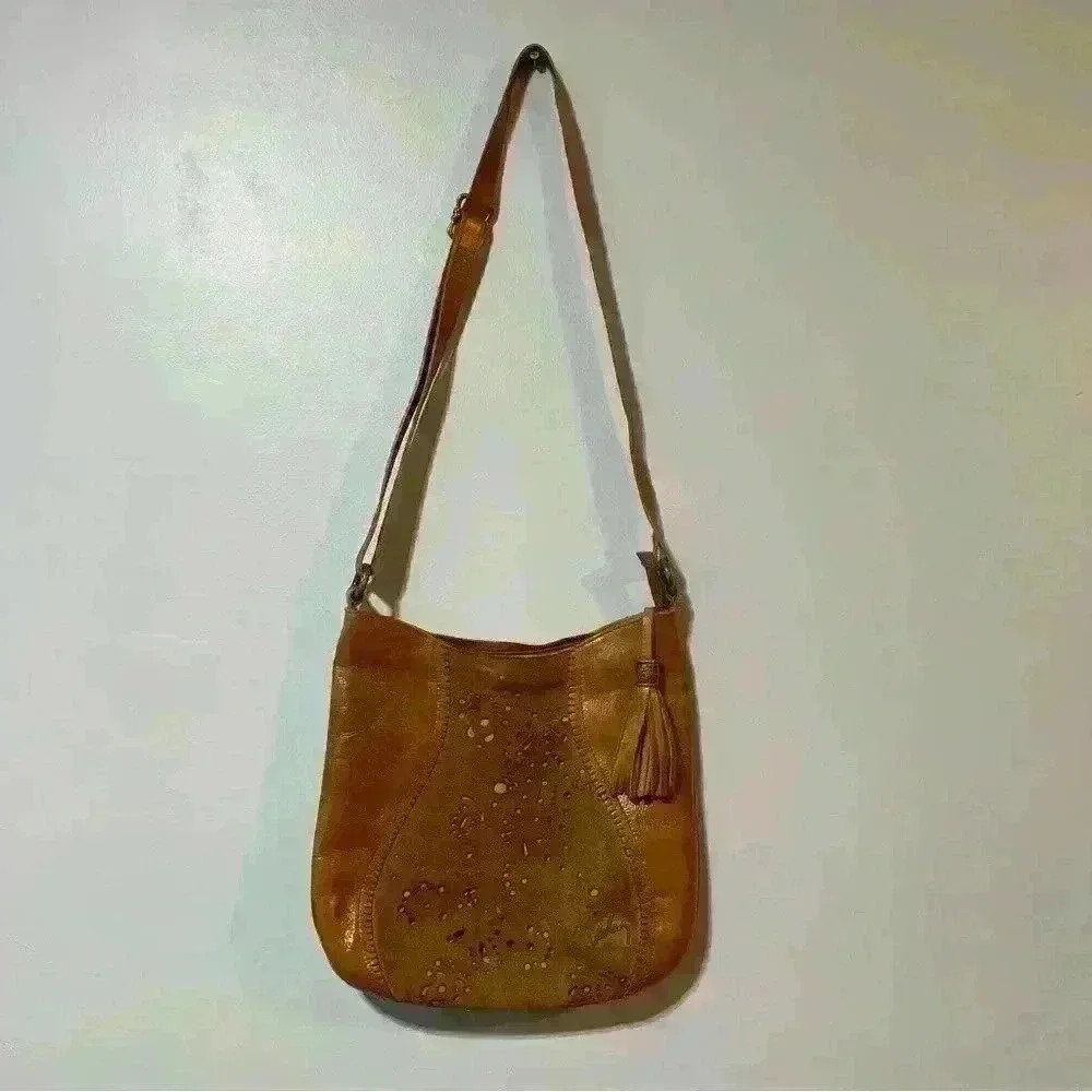 Velez Women's Genuine Colombian Leather Bag Boho Outdoor - Picture 2 of 13